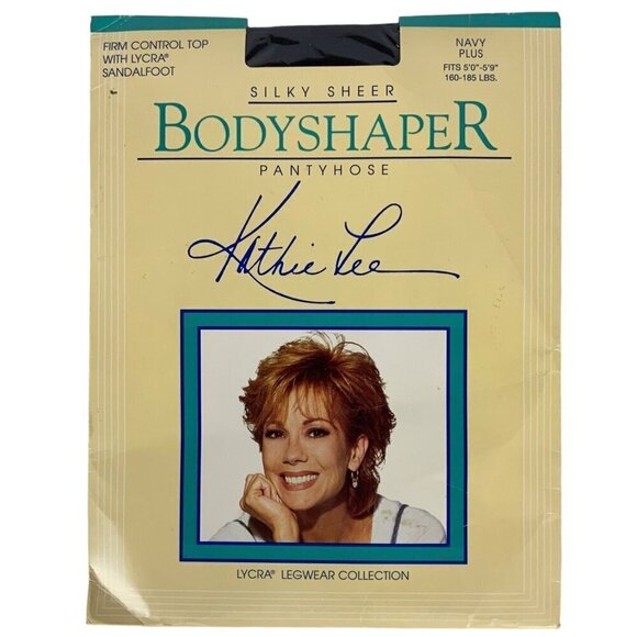 Kathie Lee Bodyshaper Pantyhose Lot of 2 Pair Silky Sheer Plus Size Firm Control - Picture 2 of 5